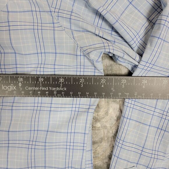 Aero Tech Designs Cycling Shirt Mens XL Blue Cyclewear Button Up  Plaid Vented - Picture 7 of 12